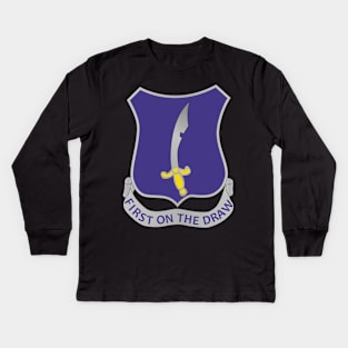 369th Infantry Regiment - First Draw - wo Txt Kids Long Sleeve T-Shirt
